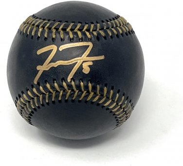 Freddie Freeman Atlanta Braves Signed Autograph RARE BLACK Official MLB Baseball