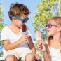 3 Pack Drip Free Silicone Popsicle Holders with Straw, Popsicle Holders for Kid