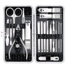Manicure Set Nail Clippers Pedicure Kit -18 Pieces Stainless Steel Manicure Kit,