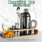 Mixology Bartender Kit with Stand and Recipe Book, Cocktail Shaker Set of 19, Ba