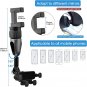 Rearview Mirror Phone Holder, Car Phone Holder Mount, 360-Degree Rotatable and A