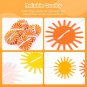 6Pcs Boho Sun Garlands Banners First Trip around the Sun Birthday Decorations Fe