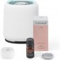 Bedside Diffuser, Blue Diffuser, Waterless Technology, Diffuses up to 400 Sq Ft