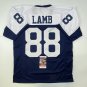 Autographed/Signed Ceedee Lamb Dallas Thanksgiving Day Football Jersey JSA COA