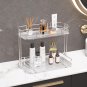 Bathroom Counter Organizer, 2 Tier Acrylic Makeup Organizer for Vanity, Bathroom