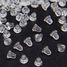 Earring Backs for Studs 200Pcssoft Clear Ear Safety Back Pads Backstops Bullet C