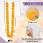 5PCS Artificial Marigold Garlands, Marigold Flowers Garland 5 Feet Long Diwali D