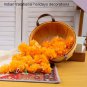 5PCS Artificial Marigold Garlands, Marigold Flowers Garland 5 Feet Long Diwali D