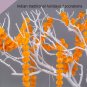 5PCS Artificial Marigold Garlands, Marigold Flowers Garland 5 Feet Long Diwali D