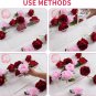 Transparent Acrylic Vase Rectangular Flower Holder Long Acrylic Vase with Holes