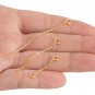 Gold Necklace Extenders 14K Gold Plated Extender Chain 925 Sterling Silver Exten
