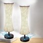 beside Table Lamp for Bedroom Set of 2, Table Lamps with USB a C Ports Prong AC