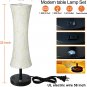 beside Table Lamp for Bedroom Set of 2, Table Lamps with USB a C Ports Prong AC