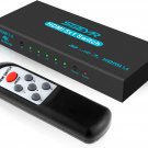 HDMI Switch HDMI Selector Switch 5 Port HDR IR Remote 4K HDMI Selector Box 5 in