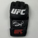 Autographed/Signed Francis Ngannou UFC MMA Black Fighting Glove Beckett BAS COA