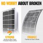 Solar Panel Kit 20W 12V, Solar Battery Trickle Charger Maintainer + Upgrade Cont