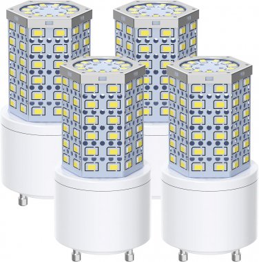 10W GU24 Base 2 Prong LED Light Bulbs, (23W CFL Equivalent) 1600 Lumens 4000K Mi