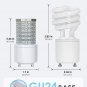 10W GU24 Base 2 Prong LED Light Bulbs, (23W CFL Equivalent) 1600 Lumens 4000K Mi
