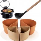 Silicone Crockpot Liner - Silicone Slow Cooker Liners - Reusable & Leak-Proof Si