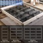Fixwal under Bed Storage with Wheels, Foldable Underbed Rolling Storage Organiza