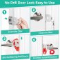 Travel Door Lock for Hotel Rooms Apartment Locks Home Security Defender Door Loc