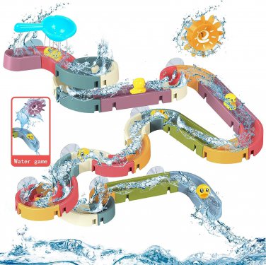 Duck Slide Bath Toy Baby Kids Toddler Water Toys Bathtub Storage Holde,Bath Toys