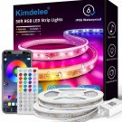 Kimdelee 50Ft 100Ft Waterproof IP68 Outdoor Led Strip Lights, 24V RGB Outdoor Li