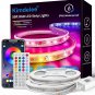 Kimdelee 50Ft 100Ft Waterproof IP68 Outdoor Led Strip Lights, 24V RGB Outdoor Li