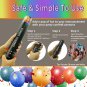 Confetti Cannon Popper Party 6 Pack,12 Inch Biodegradable Confetti Shooter for W