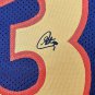 Facsimile Autographed Stephen Steph Curry Golden State Navy Blue Retro Rookie Re