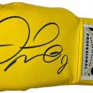 Floyd Mayweather Signed Autographed Yellow Cleto Reyes Boxing Glove JSA Left - A
