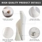 White Ceramic Vase for Home Decor. Unique Flowers Vases for Table Vase Centerpie