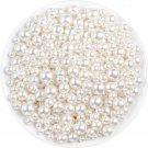 Pearl Beads,  800Pcs Ivory Pearl Craft Beads Loose Pearls for Jewelry Making, Cr