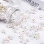 Pearl Beads, 800Pcs Ivory Pearl Craft Beads Loose Pearls for Jewelry Making, Cr