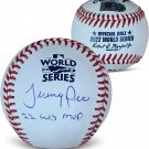 Jeremy Pena Autographed 2022 World Series MVP Signed Baseball MLB Authenticated