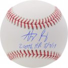 Anthony Rizzo Chicago Cubs Autographed Baseball with "200TH HR 5/7/19" Inscripti