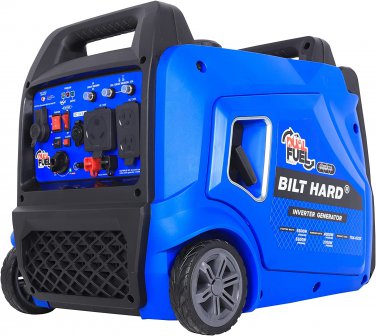 Generator 5500 Watt, Dual Fuel Quiet Inverter Generator with Electric Start, 120