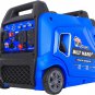 Generator 5500 Watt, Dual Fuel Quiet Inverter Generator with Electric Start, 120