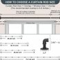 Black Industrial Curtain Rods for Windows 48 to 84, Outdoor Blackout Curtain Rod