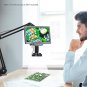 Flexible Arm Digital Microscope Stand AM01 with 144-LED Ring Light LT02, Suspens