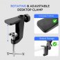 Flexible Arm Digital Microscope Stand AM01 with 144-LED Ring Light LT02, Suspens