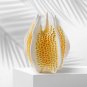 Yellow Carambola Table Decor Resin Statue, Modern Fruit Sculptures Living Room D