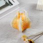 Yellow Carambola Table Decor Resin Statue, Modern Fruit Sculptures Living Room D