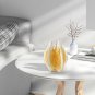 Yellow Carambola Table Decor Resin Statue, Modern Fruit Sculptures Living Room D