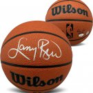 Larry Bird Autographed NBA Full Size Replica Signed Basketball JSA COA
