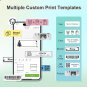 Label Maker Machine with Tape, P21 Portable Bluetooth Label Printer, Wireless Bu