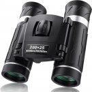 200X25 Compact Binoculars for Adults and Kids, High Powered Mini Pocket Binocula