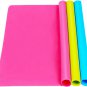 3 Pack Large Silicone Sheets for Crafts, Liquid, Resin Jewelry Casting Molds Mat
