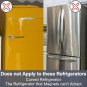 Magnetic Acrylic Monthly and Weekly Calendar Set for Fridge, 2 Pcs 16''X12'' Cle