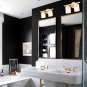 ALICE HOUSE 13.8" Vanity Lights, 2 Light Wall Mount Lighting, Brushed Brass Bath